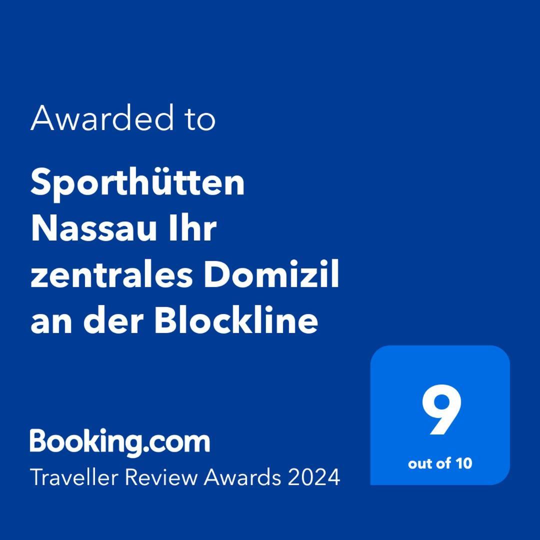 "Sporthuetten Nassau" Ihr Zentrales Domizil An Der Blockline Rechenberg-Bienenmühle Εξωτερικό φωτογραφία